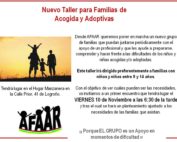 Taller para familias de acogida y adoptivas